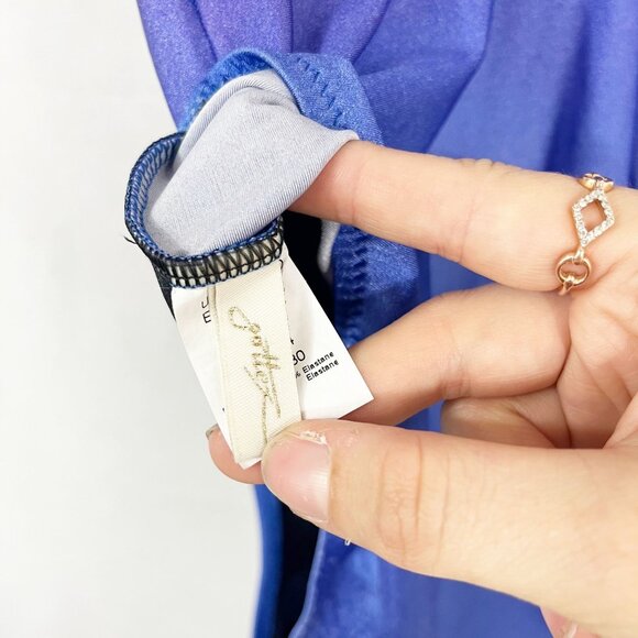 Gottex Purple Jewel Print One Piece Swimsuit & Matching Sarong - Size US 10 - Picture 6 of 8